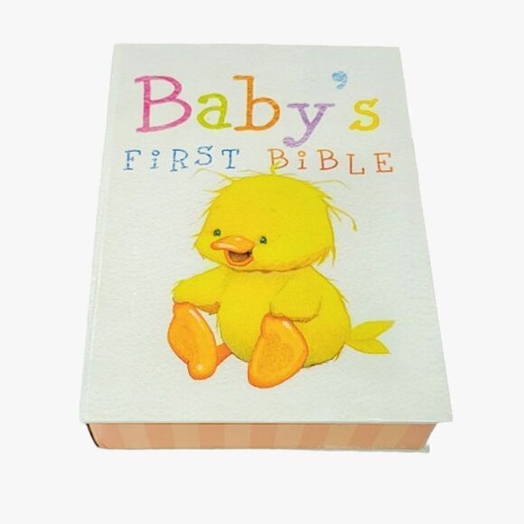 Thomas Nelson Baby's First Bible Yellow Duckling NKJV - Picture 1 of 5